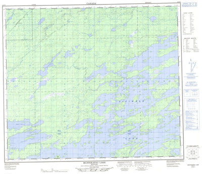 Mustekapau Lake, MB (063P04 CanMatrix)