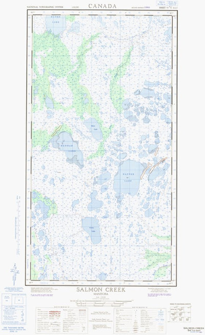 Salmon Creek West, MB (054K06 CanMatrix)