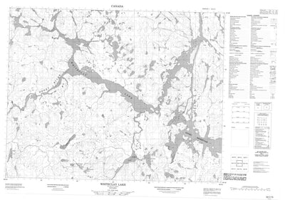Whiteclay Lake, ON (052I15 CanMatrix)