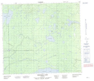 Meridian Lake, MB (064A06 CanMatrix)