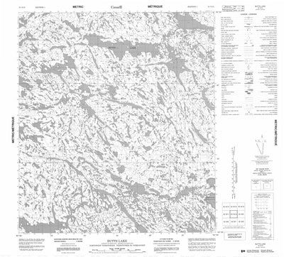 Butts Lake, NU (055N10 CanMatrix)