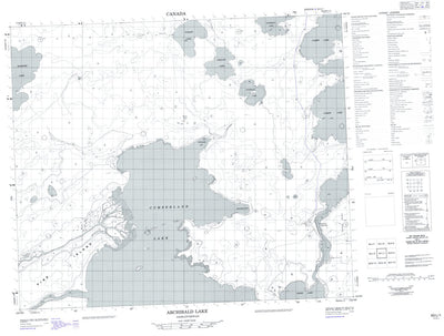 Archibald Lake, SK (063L01 CanMatrix)
