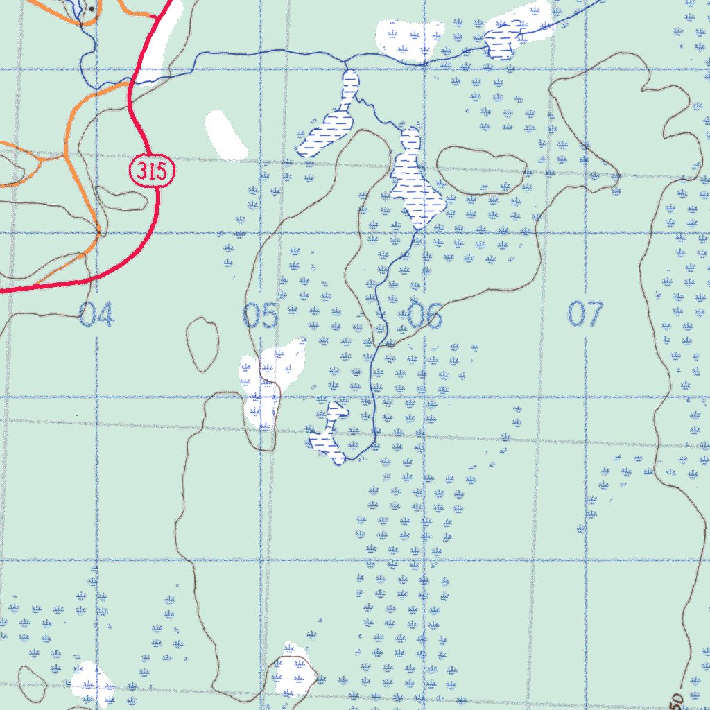 Pointe Du Bois, MB (052L05 CanMatrix) Map by Natural Resources Canada