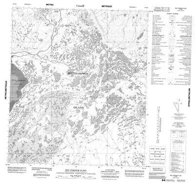 Big Corner Cliff, NU (046B02 CanMatrix)
