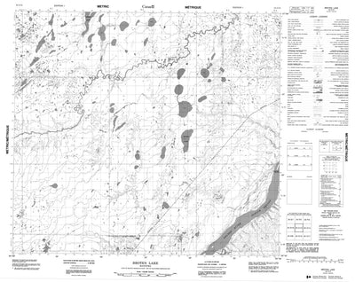 Broten Lake, MB (054C13 CanMatrix)