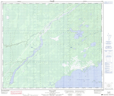 Hill Lake, MB (063J07 CanMatrix)