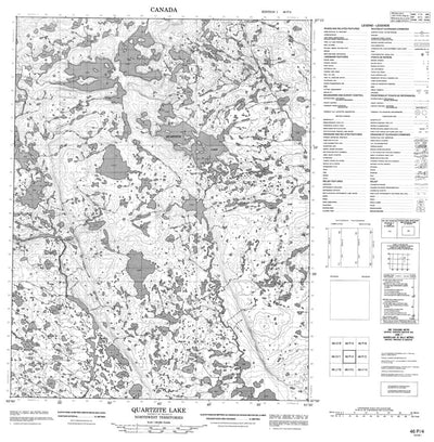 Quartzite Lake, NU (046P04 CanMatrix)