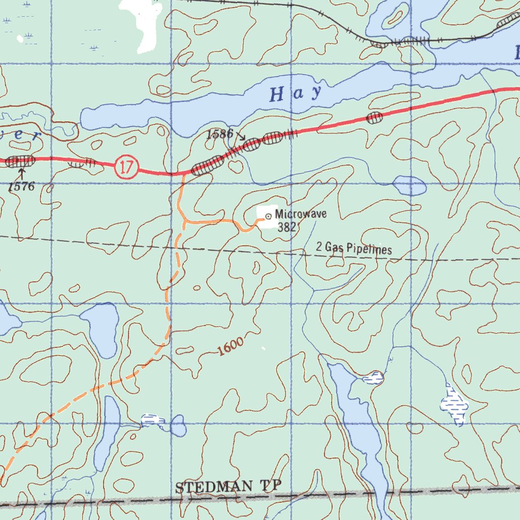Firesteel River, ON (052G02 CanMatrix) Map by Natural Resources Canada ...