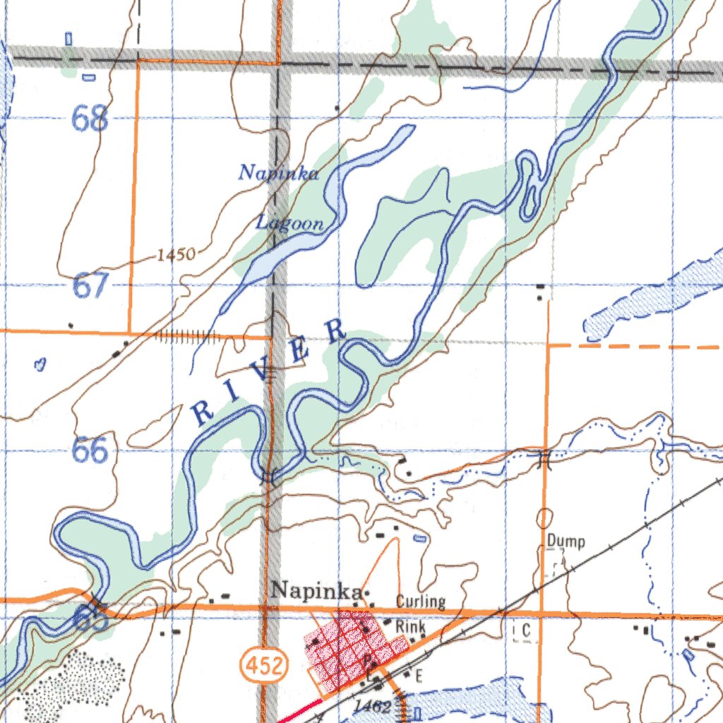 Hartney, MB (062F07 CanMatrix) Map by Natural Resources Canada Avenza