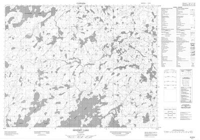 Henfrey Lake, ON (052N06 CanMatrix)