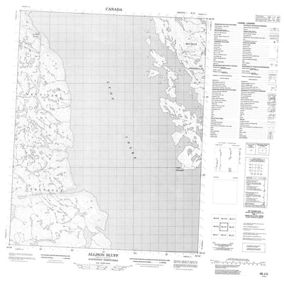 Allison Bluff, NU (046J05 CanMatrix)