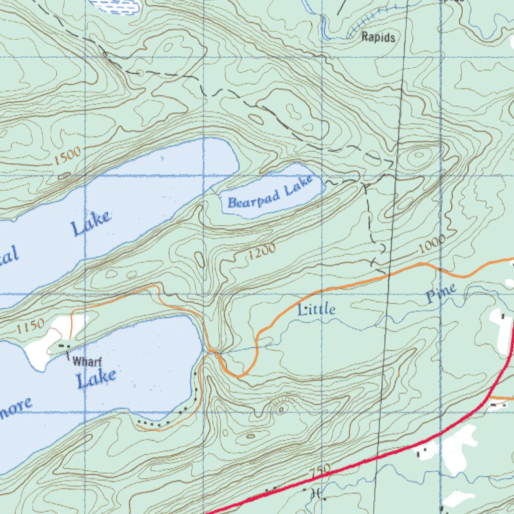Pigeon River, ON (052A04 CanMatrix) Map by Natural Resources Canada ...