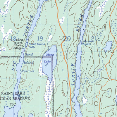 Mine Centre, ON (052C15 CanMatrix)
