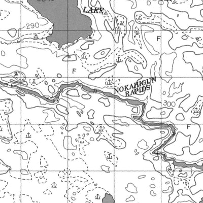 Carr-Harris Lake, MB (053D05 CanMatrix)