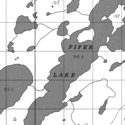 Fifer Lake, MB (054C05 CanMatrix)