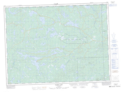 Marks Lake, ON (052B08 CanMatrix)