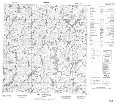 Lac Amarurtuuq, QC (035F16 CanMatrix)