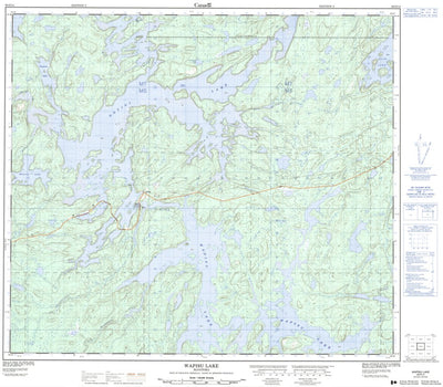 Wapisu Lake, MB (063O14 CanMatrix)