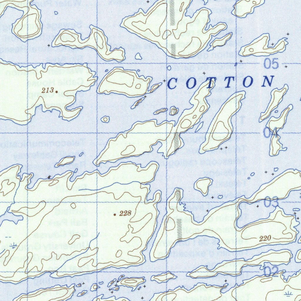 Cutton Map Cotton Lake, MB (063P02 CanMatrix) Map by Natural Resources Canada ...