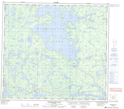 Barrington Lake, MB (064C16 CanMatrix)