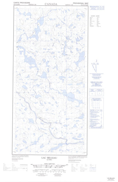 Lac Belleau East, QC (035G12 CanMatrix)