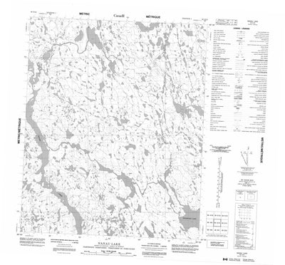 Nanau Lake, NU (056E12 CanMatrix)