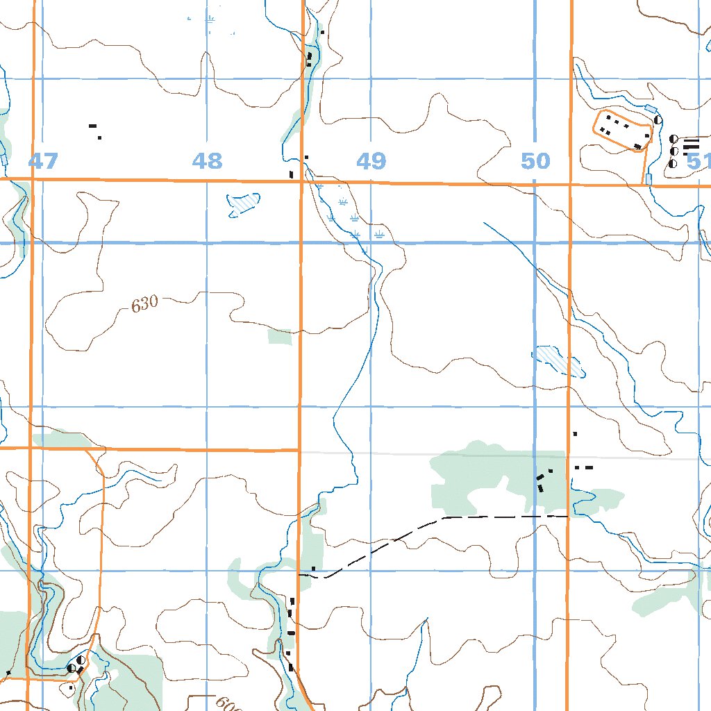 Clanwilliam, MB (062J05 CanMatrix) Map by Natural Resources Canada