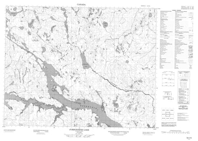D'Orsonnens Lake, ON (052I16 CanMatrix)