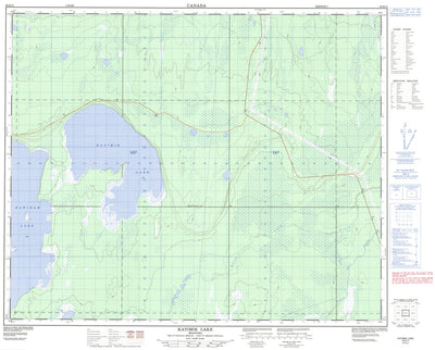 Katimik Lake, MB (063B14 CanMatrix)
