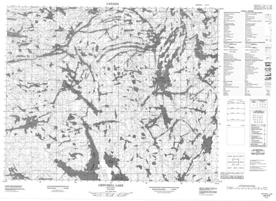 Critchell Lake, ON (053C05 CanMatrix)