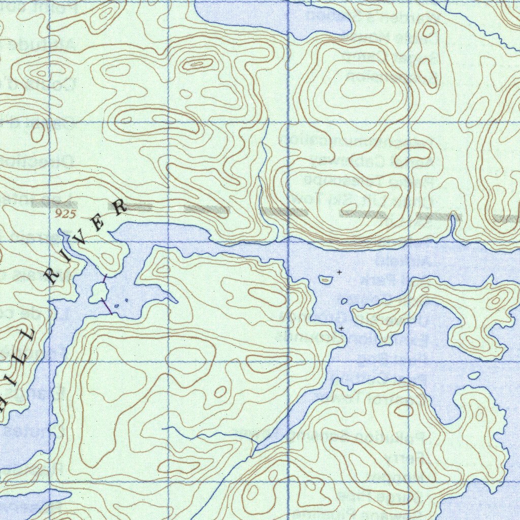 Llama Lake, MB (063N14 CanMatrix) Map by Natural Resources Canada ...