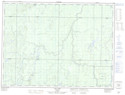Elf Lake, ON (042B09 CanMatrix)