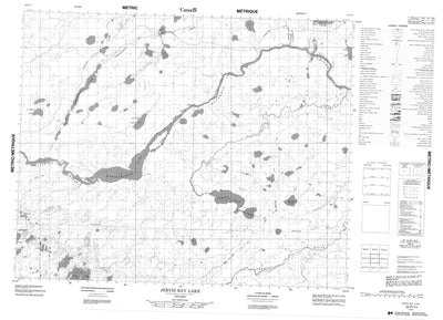 Jervis Bay Lake, ON (052P14 CanMatrix)