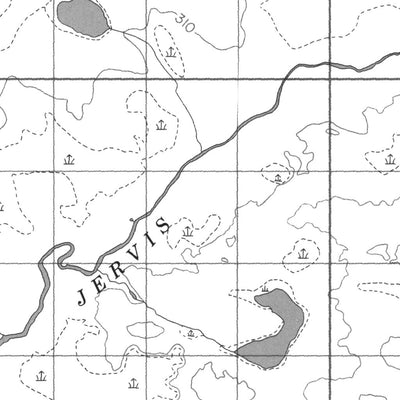 Jervis Bay Lake, ON (052P14 CanMatrix)
