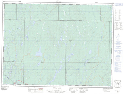 Oswald Lake, ON (042B08 CanMatrix)