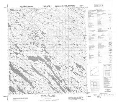 Parallel Lake, NU (055O04 CanMatrix)