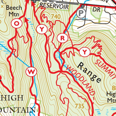 Morris County Highlands (High Mountain - Map 128) : 2023 : Trail Conference