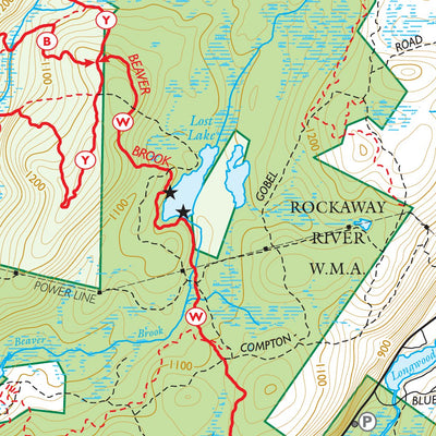 Morris County Highlands (West - Map 126) : 2023 : Trail Conference