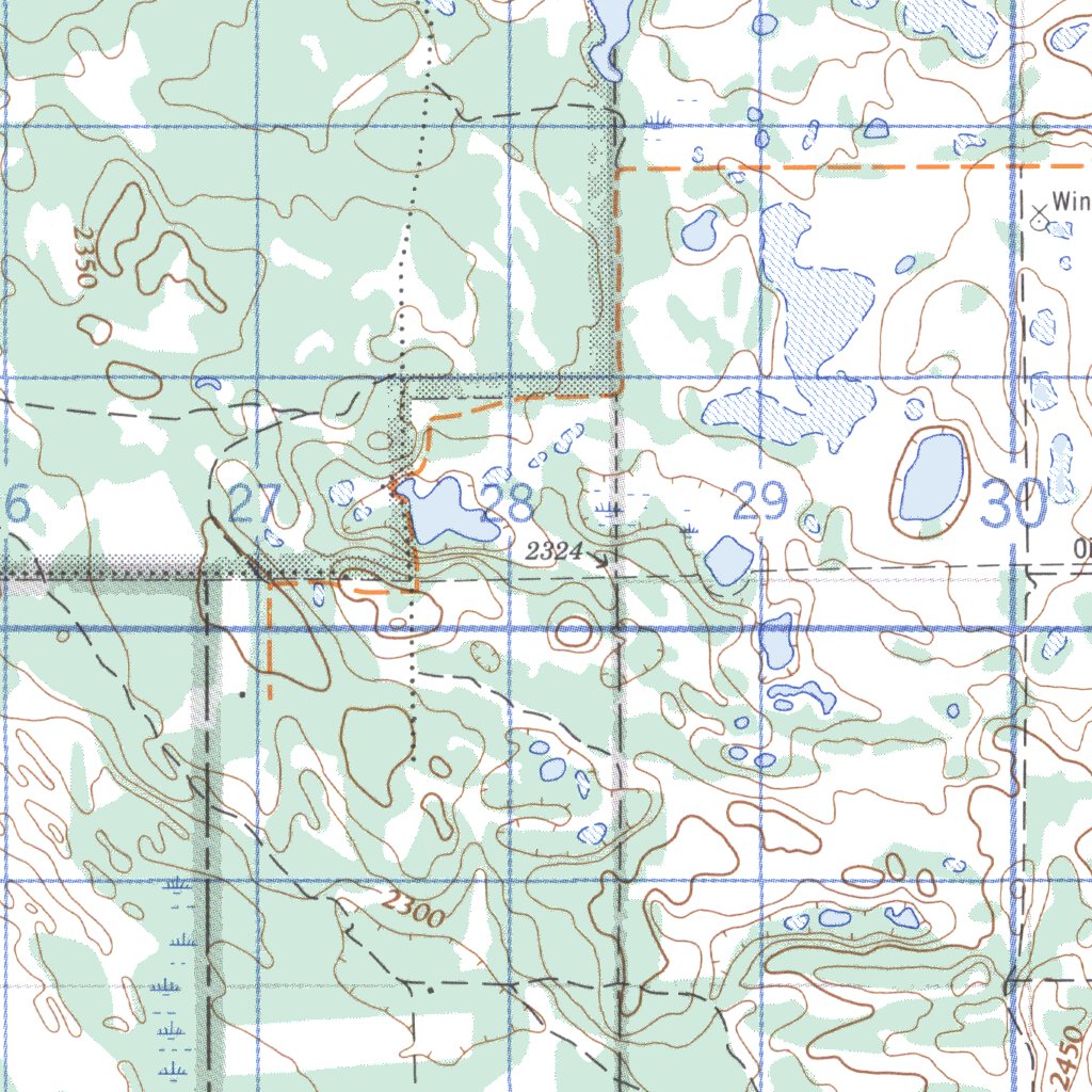 Hughenden, AB (073D10 CanMatrix) Map by Natural Resources Canada ...