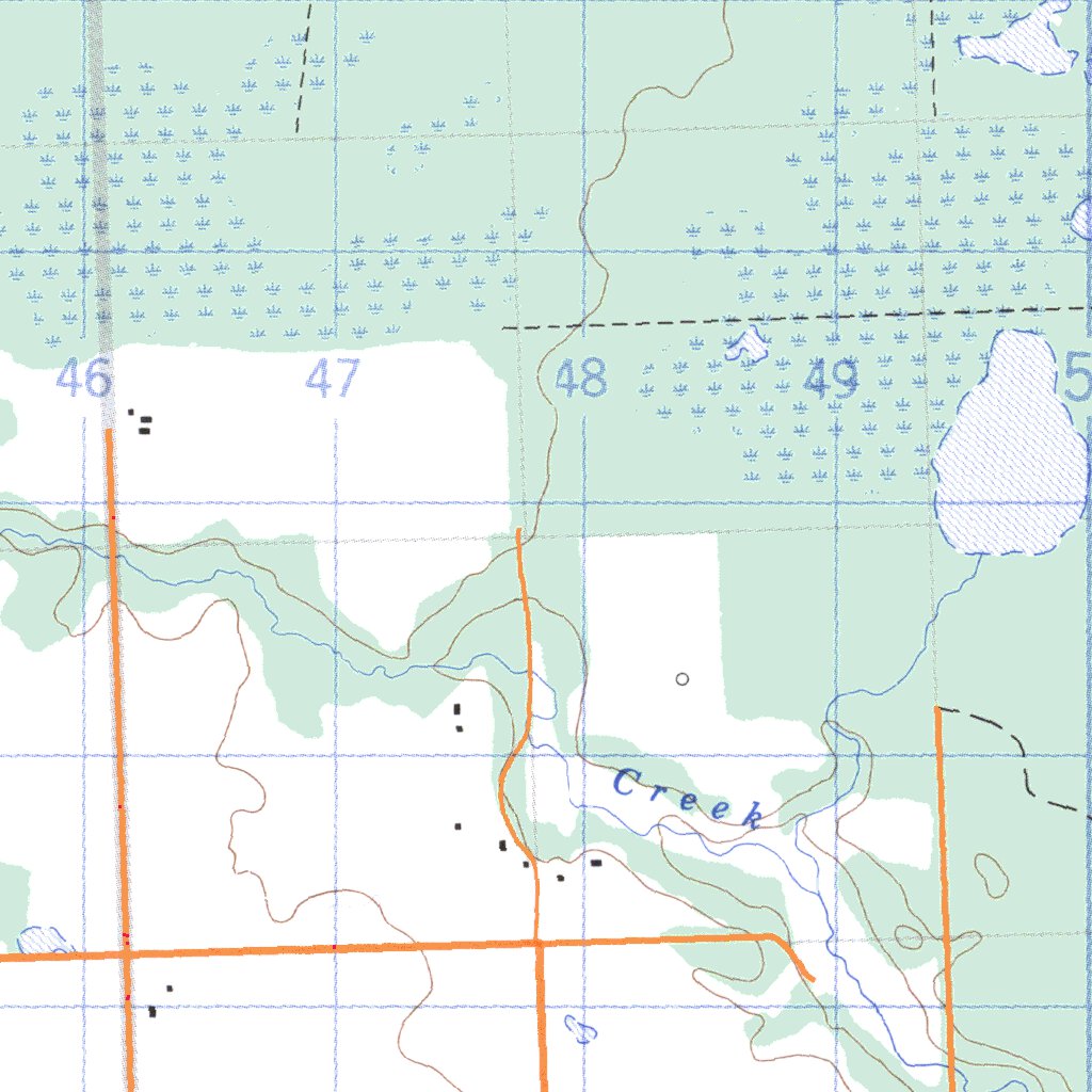 Fort Assiniboine, AB (083J07 CanMatrix) Map by Natural Resources