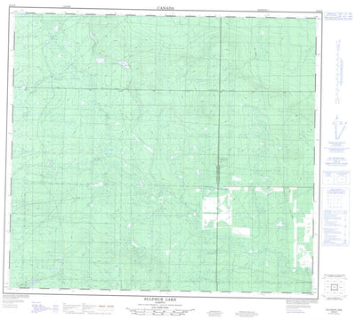Sulphur Lake, AB (084D09 CanMatrix)