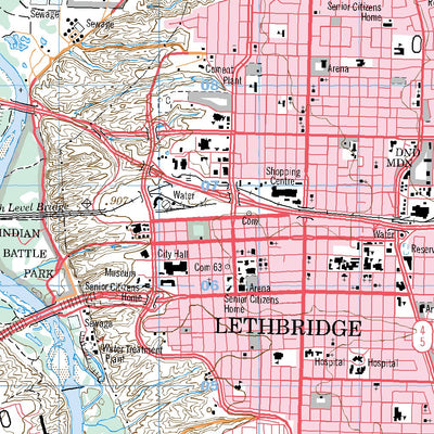 Lethbridge, AB (082H10 CanMatrix)