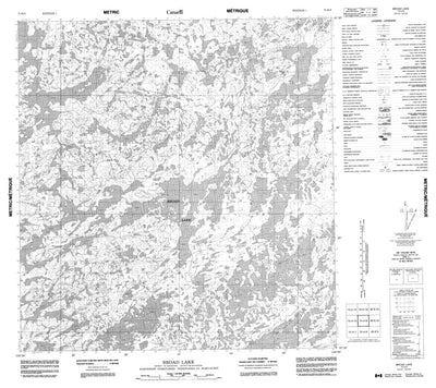 Broad Lake, NT (075H09 CanMatrix)