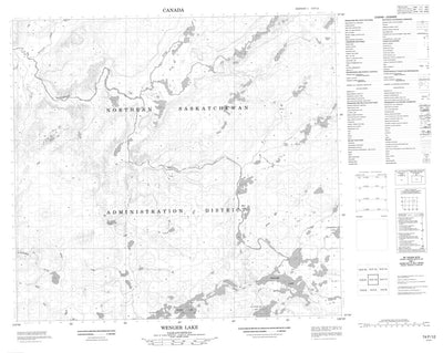 Wenger Lake, SK (074F12 CanMatrix)