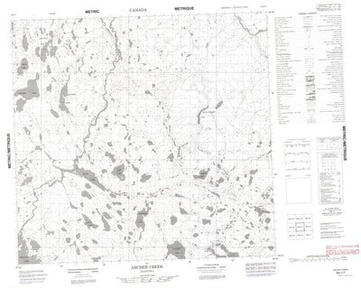Archer Creek, MB (064I07 CanMatrix)