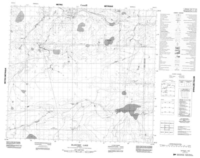 Blanchet Lake, AB (084A11 CanMatrix)