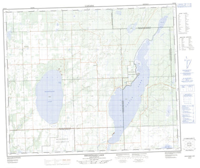 Brightsand Lake, SK (073F10 CanMatrix)