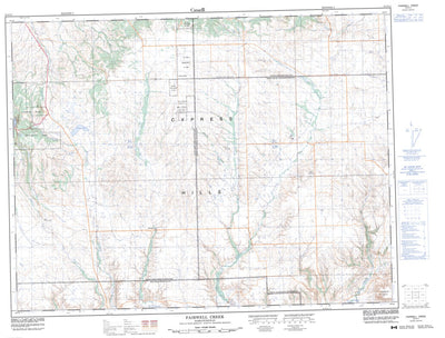 Fairwell Creek, SK (072F11 CanMatrix)
