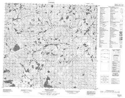 Boffa Lake, SK (074B10 CanMatrix)