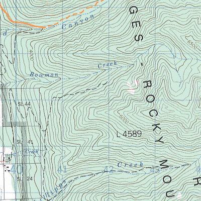 Lake Koocanusa, BC (082G03 CanMatrix)